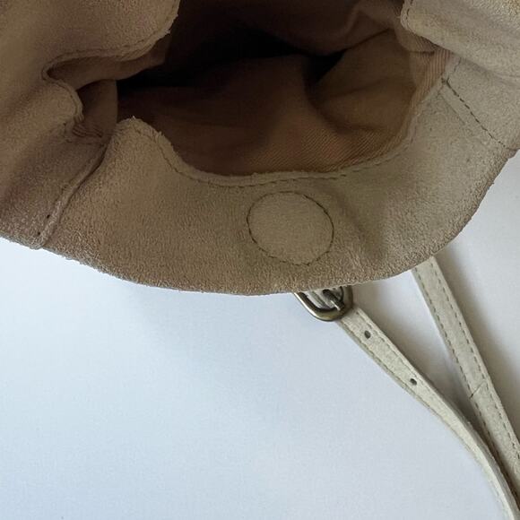 Free People Charlie Chain Crossbody in taupe suede leather - Picture 8 of 10